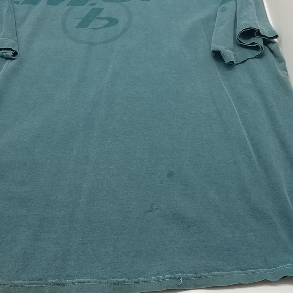 B.U.M. Sport men's vintage short sleeve t-shirt XL green logo front/back - Picture 7 of 14